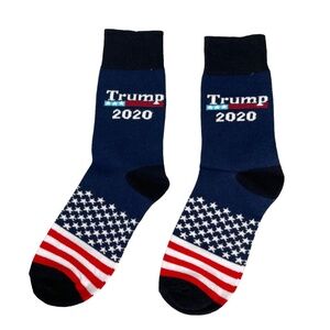Trump 2020 Socks USA Crew Blue Red White - See Description for Sizing